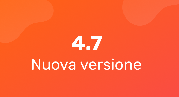 Nuova versione dell'app 4.7